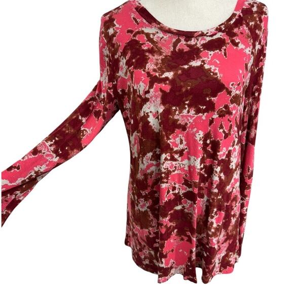 "LOGO"!! Tie Dye,Long sleeve shirt W/Pockets,  Artsy, Soft, Comfy,Gypsy,Size M - Picture 3 of 9